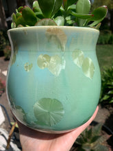 Load image into Gallery viewer, Ceramic Plant Pot Handmade Crystalline Glazed Medium Planter