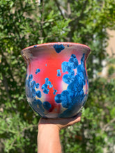 Load image into Gallery viewer, Ceramic Plant Pot Handmade Crystalline Glazed Large Planter