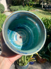 Load image into Gallery viewer, Small Plant Pot Handmade Crystalline Glazed Planter