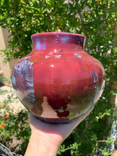Load image into Gallery viewer, Crystalline Pottery Vase Handmade Decorative Flower Vase