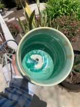 Load image into Gallery viewer, Ceramic Plant Pot Handmade Crystalline Glazed Medium Planter