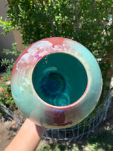 Load image into Gallery viewer, Crystalline Pottery Vase Handmade Decorative Flower Vase