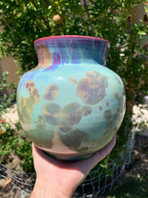 Load image into Gallery viewer, Crystalline Pottery Vase Handmade Decorative Flower Vase
