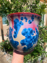 Load image into Gallery viewer, Ceramic Plant Pot Handmade Crystalline Glazed Large Planter