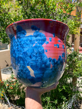 Load image into Gallery viewer, Ceramic Plant Pot Handmade Crystalline Glazed Extra Large Planter