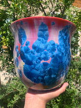 Load image into Gallery viewer, Ceramic Plant Pot Handmade Crystalline Glazed Large Planter