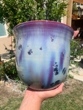 Load image into Gallery viewer, Ceramic Plant Pot Handmade Crystalline Glazed Large Planter