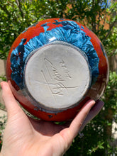 Load image into Gallery viewer, Crystalline Pottery Vase Handmade Decorative Flower Vase