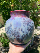 Load image into Gallery viewer, Crystalline Pottery Vase Handmade Decorative Flower Vase
