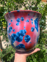 Load image into Gallery viewer, Ceramic Plant Pot Handmade Crystalline Glazed Large Planter