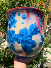 Load image into Gallery viewer, Ceramic Plant Pot Handmade Crystalline Glazed Large Planter