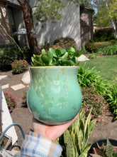 Load image into Gallery viewer, Ceramic Plant Pot Handmade Crystalline Glazed Medium Planter