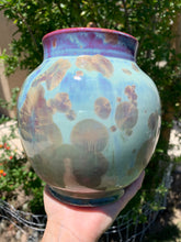 Load image into Gallery viewer, Crystalline Pottery Vase Handmade Decorative Flower Vase