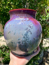 Load image into Gallery viewer, Crystalline Pottery Vase Handmade Decorative Flower Vase