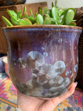 Load image into Gallery viewer, Crystalline Glazed Medium Plant Pot
