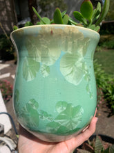 Load image into Gallery viewer, Ceramic Plant Pot Handmade Crystalline Glazed Medium Planter