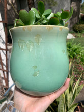 Load image into Gallery viewer, Ceramic Plant Pot Handmade Crystalline Glazed Medium Planter