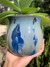 Load image into Gallery viewer, Small Plant Pot Handmade Crystalline Glazed Planter
