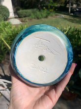 Load image into Gallery viewer, Small Plant Pot Handmade Crystalline Glazed Planter