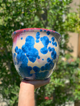 Load image into Gallery viewer, Ceramic Plant Pot Handmade Crystalline Glazed Large Planter