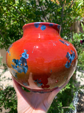 Load image into Gallery viewer, Crystalline Pottery Vase Handmade Decorative Flower Vase