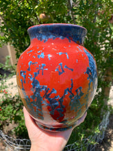 Load image into Gallery viewer, Crystalline Pottery Vase Handmade Decorative Flower Vase