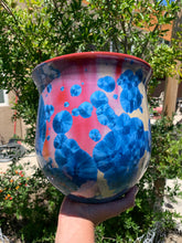 Load image into Gallery viewer, Ceramic Plant Pot Handmade Crystalline Glazed Large Planter