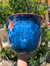 Load image into Gallery viewer, Ceramic Plant Pot Handmade Crystalline Glazed Extra Large Planter