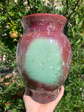 Load image into Gallery viewer, Crystalline Pottery Vase Handmade Decorative Flower Vase
