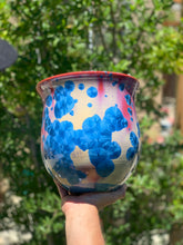 Load image into Gallery viewer, Ceramic Plant Pot Handmade Crystalline Glazed Large Planter