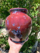 Load image into Gallery viewer, Crystalline Pottery Vase Handmade Decorative Flower Vase