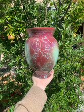 Load image into Gallery viewer, Crystalline Pottery Vase Handmade Decorative Flower Vase