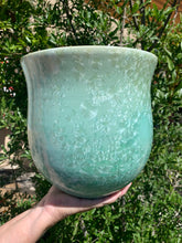 Load image into Gallery viewer, Ceramic Plant Pot Handmade Crystalline Glazed Large Planter