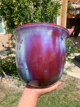 Load image into Gallery viewer, Ceramic Plant Pot Handmade Crystalline Glazed Large Planter