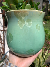 Load image into Gallery viewer, Ceramic Plant Pot Handmade Crystalline Glazed Medium Planter