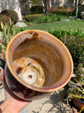 Load image into Gallery viewer, Ceramic Plant Pot Handmade Crystalline Glazed Medium Planter