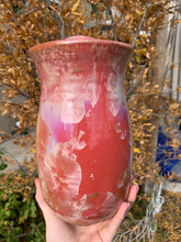 Load image into Gallery viewer, Crystalline Pottery Decorative Jar or Vase with Lid