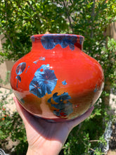 Load image into Gallery viewer, Crystalline Pottery Vase Handmade Decorative Flower Vase
