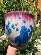 Load image into Gallery viewer, Ceramic Plant Pot Handmade Crystalline Glazed Large Planter