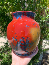 Load image into Gallery viewer, Crystalline Pottery Vase Handmade Decorative Flower Vase