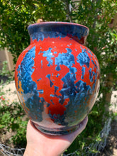 Load image into Gallery viewer, Crystalline Pottery Vase Handmade Decorative Flower Vase