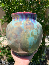 Load image into Gallery viewer, Crystalline Pottery Vase Handmade Decorative Flower Vase