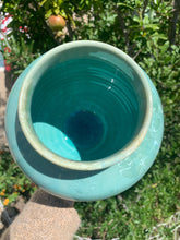 Load image into Gallery viewer, Crystalline Pottery Vase Handmade Decorative Flower Vase