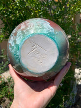 Load image into Gallery viewer, Crystalline Pottery Vase Handmade Decorative Flower Vase