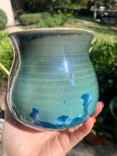 Load image into Gallery viewer, Small Plant Pot Handmade Crystalline Glazed Planter