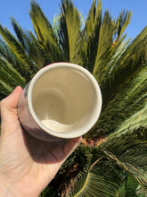 Load image into Gallery viewer, Stemless Wine Glass Crystalline Glazed Handmade Ceramic Wine Cup
