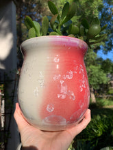 Load image into Gallery viewer, Ceramic Plant Pot Handmade Crystalline Glazed Medium Planter
