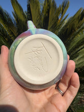 Load image into Gallery viewer, Tiny Ceramic Tea Cup Crystalline Glazed Small Coffee Mug
