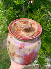 Load image into Gallery viewer, Crystalline Pottery Decorative Jar or Vase with Lid
