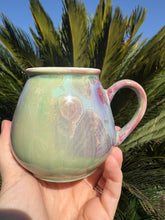 Load image into Gallery viewer, Tiny Ceramic Tea Cup Crystalline Glazed Small Coffee Mug
